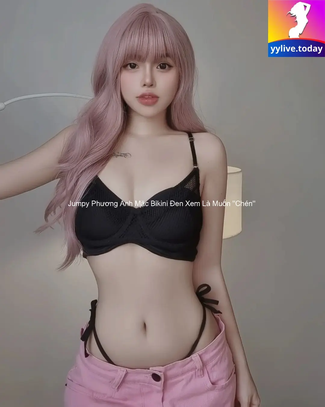 Jumpy Phương Anh Mặc Bikini Đen Xem Là Muốn ''Chén'' 3